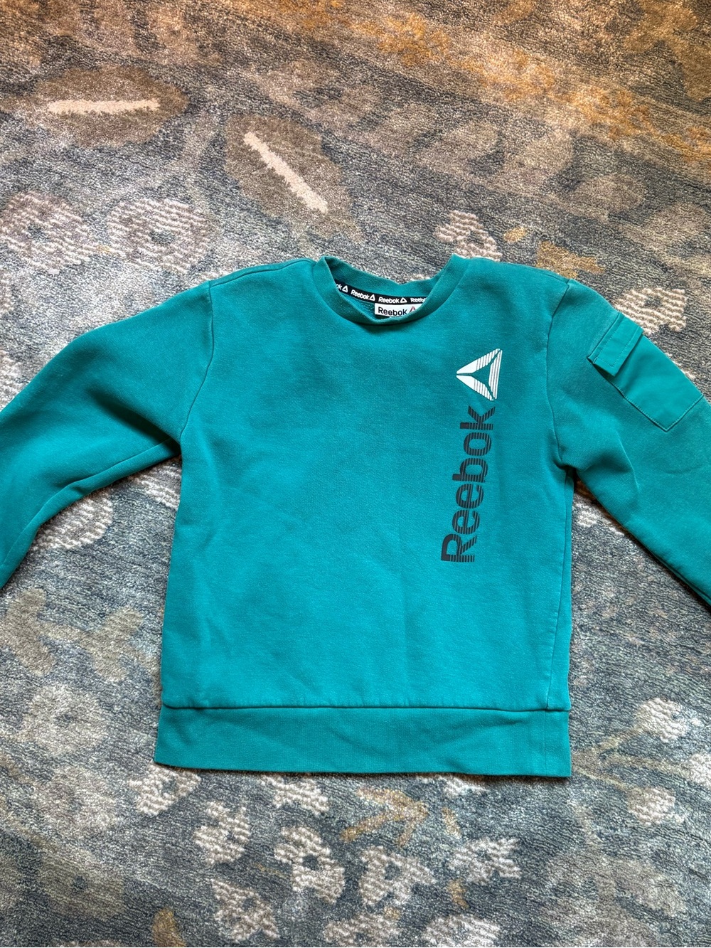 Reebok Kids Teal Pullover Sweatshirt